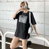 ヒョウ柄ビッグTシャツ | non-hedge | 詳細画像3