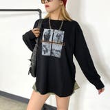 ブラック | カラーロゴ転写ビッグT | non-hedge