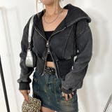 ブリーチZIPショートパーカー | non-hedge  | 詳細画像5 