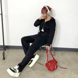 ブラック | ストーンZIPパーカー・パンツセットアップ | non-hedge 