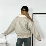 合成皮革エリフェイクファーブルゾン | non-hedge | 詳細画像11
