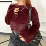 ボルドー | シャギーショートプルオーバー | non-hedge 