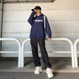 ロゴ合成皮革フードプルオーバー | non-hedge | 詳細画像3