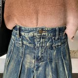 デニムタックミドルスカート | non-hedge | 詳細画像15