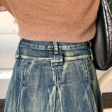 デニムタックミドルスカート | non-hedge | 詳細画像16