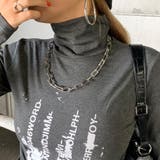 サイドドロストハイネックロゴトップス | non-hedge | 詳細画像12