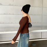 シルバーロゴサイドドロストトップス | non-hedge  | 詳細画像13