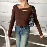 ブラウン | シルバーロゴサイドドロストトップス | non-hedge