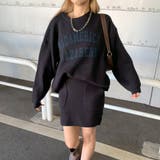 カレッジロゴニットプルオーバー・スカートセットアップ | non-hedge  | 詳細画像27 