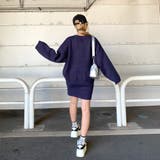 カレッジロゴニットプルオーバー・スカートセットアップ | non-hedge  | 詳細画像3 