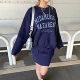 カレッジロゴニットプルオーバー・スカートセットアップ | non-hedge  | 詳細画像5 