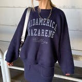 カレッジロゴニットプルオーバー・スカートセットアップ | non-hedge  | 詳細画像7 