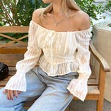 ベージュ | シフォンスクエアトップス | non-hedge