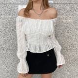 オフホワイト | シフォンスクエアトップス | non-hedge