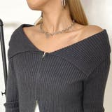 ZIPオフショルリブニット | non-hedge  | 詳細画像21 