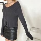 ZIPオフショルリブニット | non-hedge  | 詳細画像23 