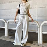 ロゴ刺繍Tシャツ・パンツセットアップ | non-hedge | 詳細画像14