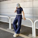 ロゴ刺繍Tシャツ・パンツセットアップ | non-hedge | 詳細画像3