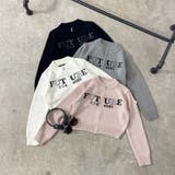 ロゴ刺繍ZIPニットトップス | non-hedge | 詳細画像30