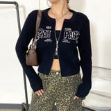 ブラック | ロゴリブZIPトップス | non-hedge 