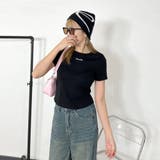 刺繍ロゴバックシアーTシャツ | non-hedge | 詳細画像9