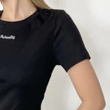 刺繍ロゴバックシアーTシャツ | non-hedge | 詳細画像16