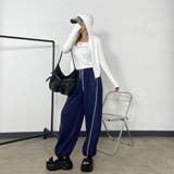 ZIPフード・ストーンロゴキャミセット | non-hedge | 詳細画像3