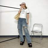 配色リブロゴTシャツ | non-hedge | 詳細画像15