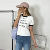 配色リブロゴTシャツ | non-hedge | 詳細画像3