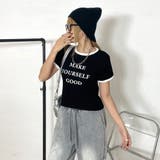 配色リブロゴTシャツ | non-hedge | 詳細画像5