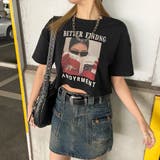 ブラック | 転写ショートTシャツ | non-hedge