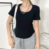 ブラック | 切替リブTシャツ | non-hedge