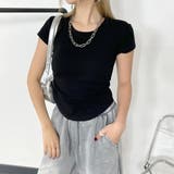 ブラック | サイドドロストTシャツ | non-hedge