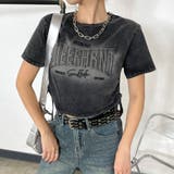 グレー | ロゴサイドドロストブリーチTシャツ | non-hedge