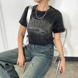 ロゴサイドドロストブリーチTシャツ | non-hedge | 詳細画像4