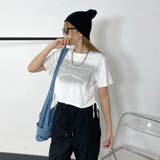 ロゴサイドドロストブリーチTシャツ | non-hedge | 詳細画像7