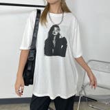 オフホワイト | ビッグ転写Tシャツ | non-hedge