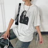 オートミール | ビッグ転写Tシャツ | non-hedge