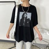 ブラック | ビッグ転写Tシャツ | non-hedge