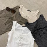 レースアップアンサンブルタンクトップ | non-hedge | 詳細画像22
