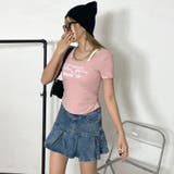 ロゴアンサンブル風サイドドロストTシャツ | non-hedge | 詳細画像3