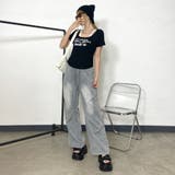 ロゴアンサンブル風サイドドロストTシャツ | non-hedge | 詳細画像5