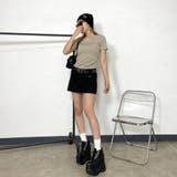 アクセ付きサイドドロストTシャツ | non-hedge | 詳細画像2