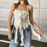 ダメージフリルアシメキャミソール | non-hedge  | 詳細画像7 