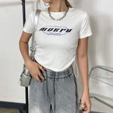 オフホワイト | カラーサークルロゴドロストTシャツ | non-hedge