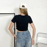 カラーサークルロゴドロストTシャツ | non-hedge | 詳細画像5