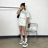 カレッジロゴTEE・スカートセットアップ | non-hedge | 詳細画像2