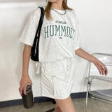 オートミール | カレッジロゴTEE・スカートセットアップ | non-hedge