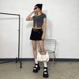 リブZIPショートトップス | non-hedge | 詳細画像2