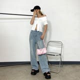 ZIPオフショルリブニットトップス | non-hedge  | 詳細画像4 